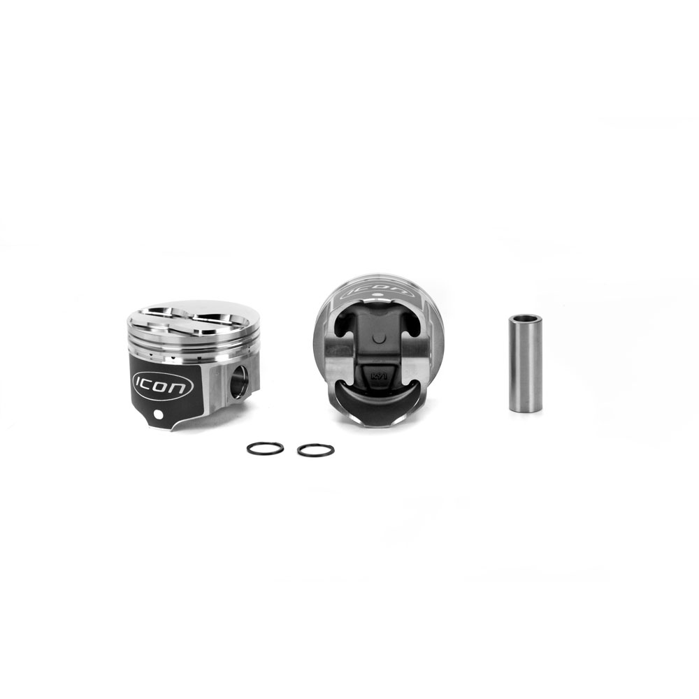 Photo for Icon Pistons Piston Set IC687.040; Premium 4.290 in. 4.50 cc Dome for Chrysler, Dodge 383
