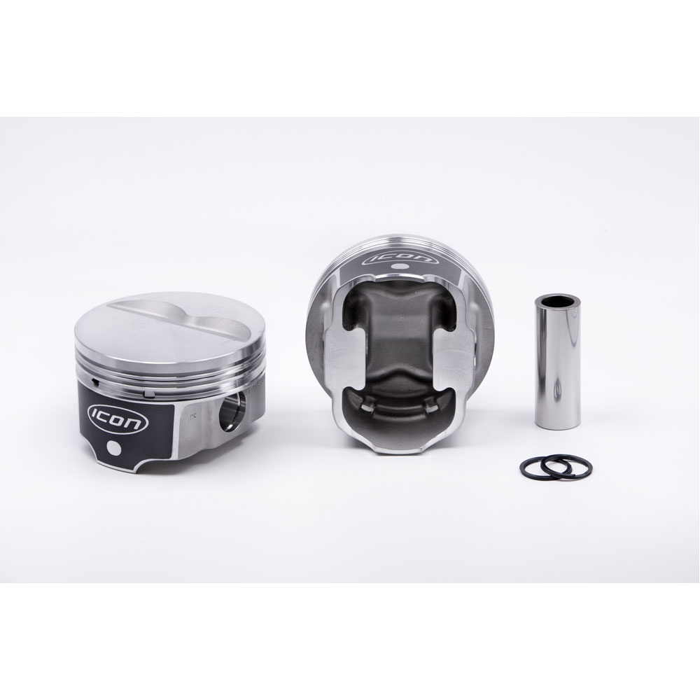 Photo for Icon Piston Pistons IC9929.STD; FHR 4.000 in.  -5.00 cc Flat Top (2V) for 1958 to 2007 Chevy 350 