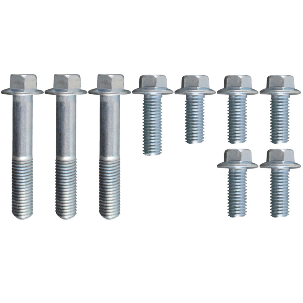 Photo for ICT Billet A/C Compressor Bolt Set 551203; Bolt Kit Only AC Compressor Bracket for GM Truck LS