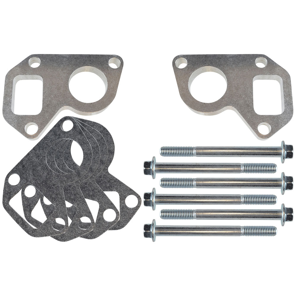 Photo for ICT Billet Water Pump Spacer 551524; LS 1/2 in. Spacers 0.500 in. Natural Billet Aluminum for GM LS