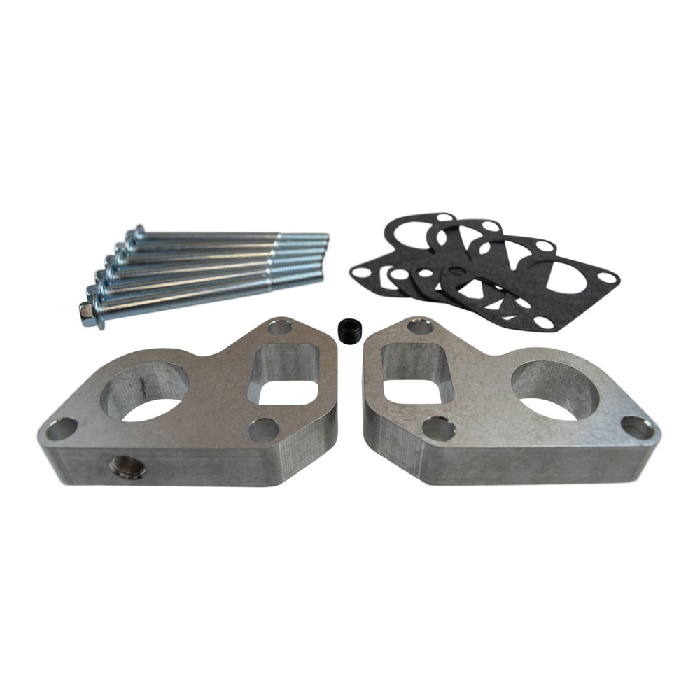 Photo for ICT Billet Water Pump Spacer 551690-71; Camaro to Truck 0.700 in. Natural Billet Aluminum for GM LS