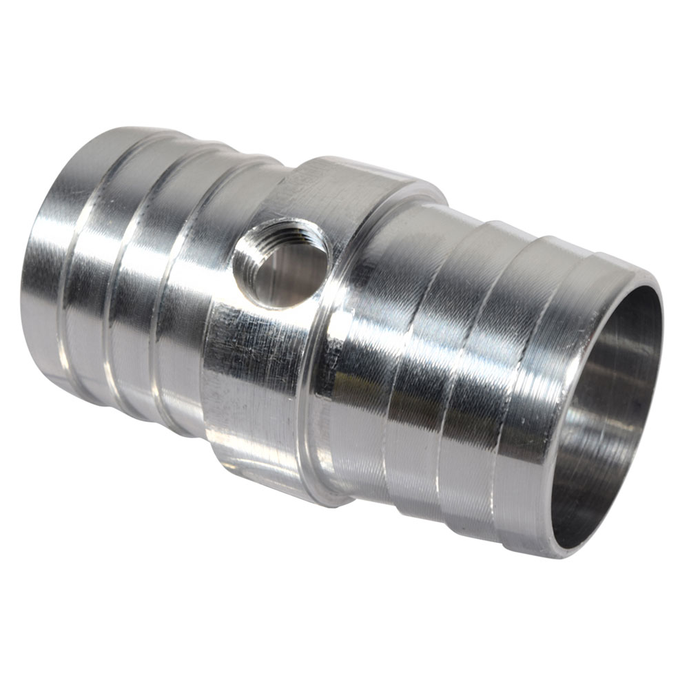 Photo for ICT Billet Push-On Hose Fitting AN627-20X125; Hose Union Hose Union Natural 1-1/4 in. Hose Barb Straight 1-1/4 in. Hose Barb 