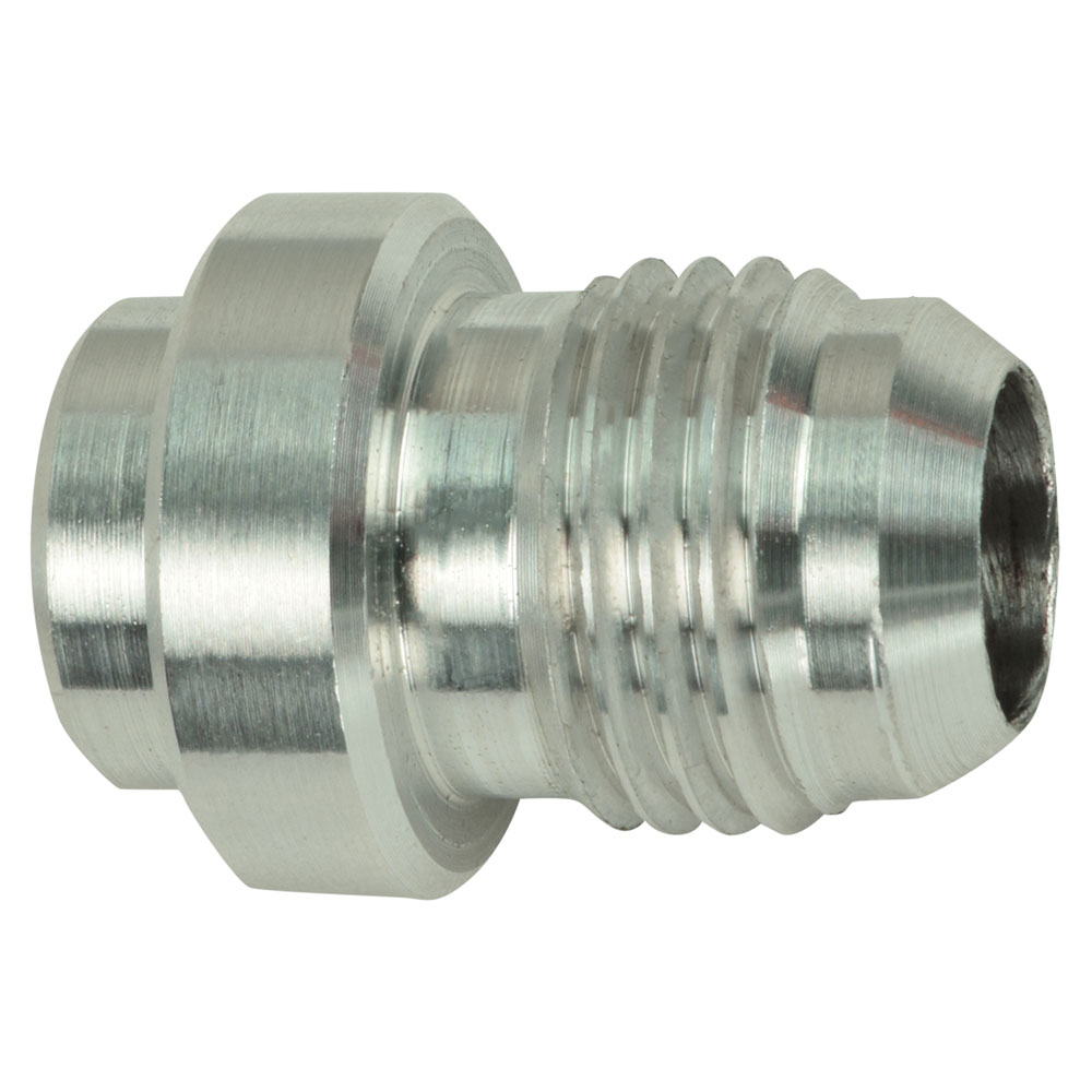 ICT Billet Bung AN970-06A; Weld On Bung AN Bung Natural -06AN Male Straight 