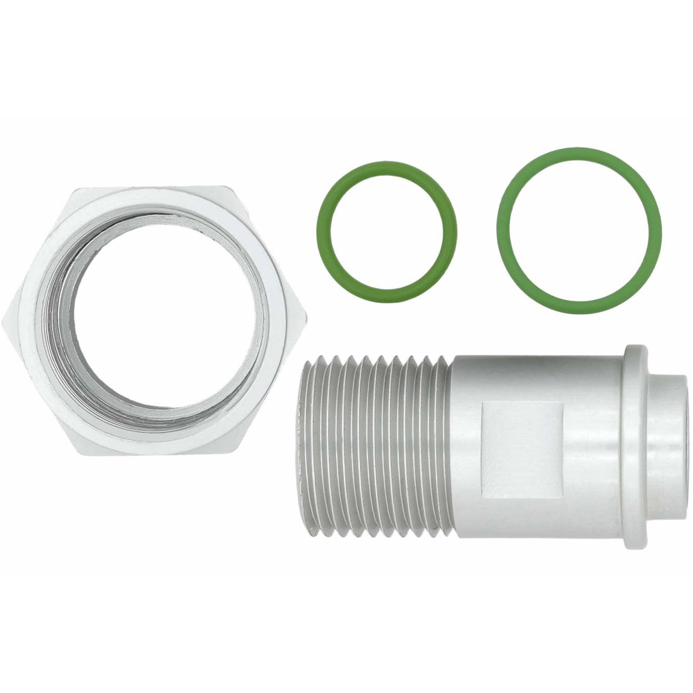 ICT Billet A/C Compressor Fitting FAC12F10M; Adapter Fitting for GM 