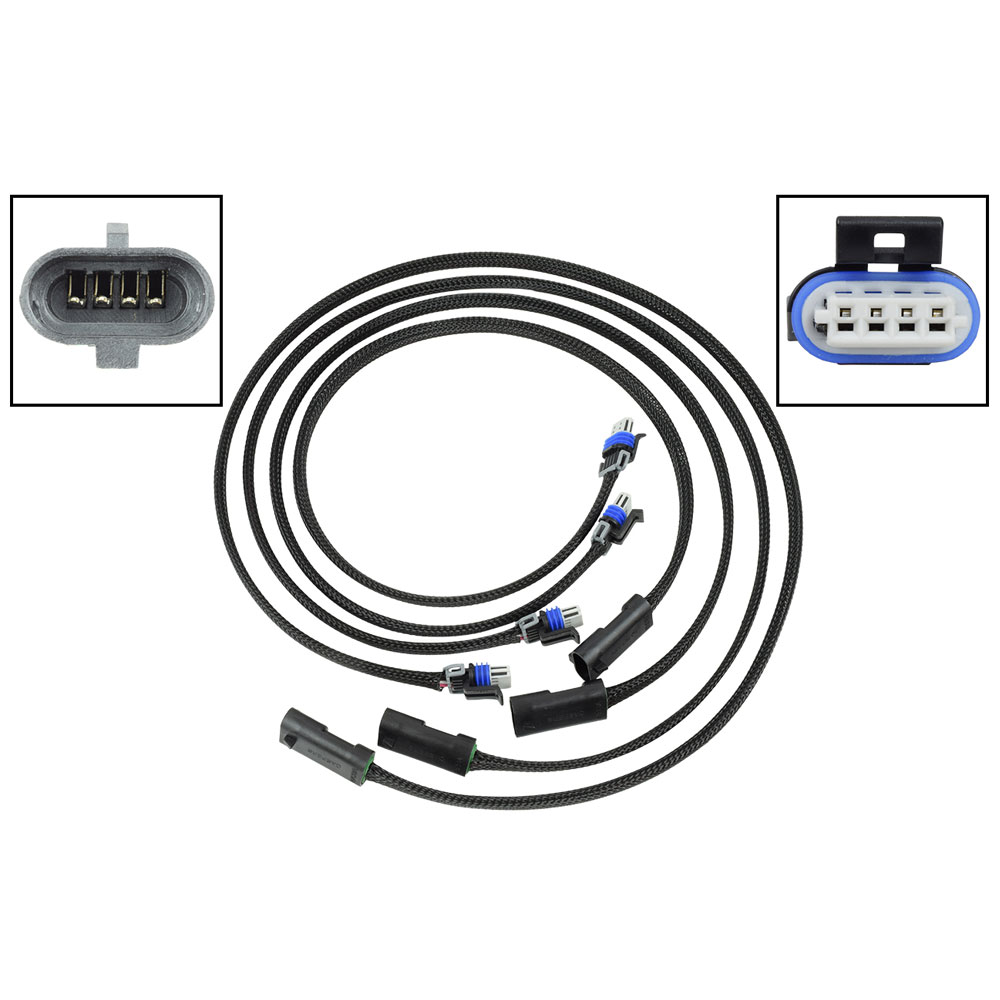 Photo for ICT Billet Ignition Coil Wiring Harness WEC0I40-V4; Extension for Chevy LS, LT Gen IV, V