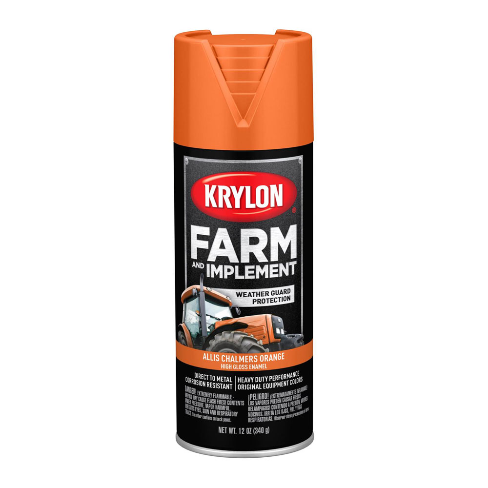 Photo for Krylon Paint 1940; Farm and Implement 12.0 oz. Aerosol Allis Chalmers Orange