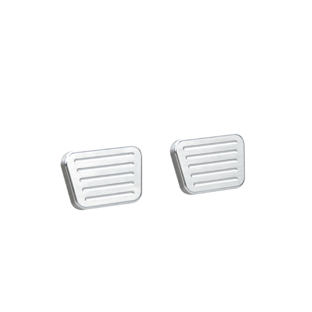 Photo for Lokar Brake and Clutch Pedal Pad Set BAG-6075; Ball Milled Set for Chevy