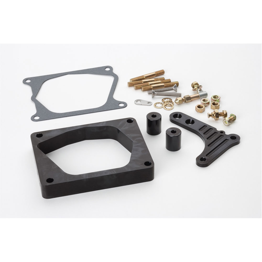 Photo for Lokar Throttle Cable and Auto Transmission Kickdown Cable Bracket TCB-40EDC; Edelbrock Pro Flow Bracket
