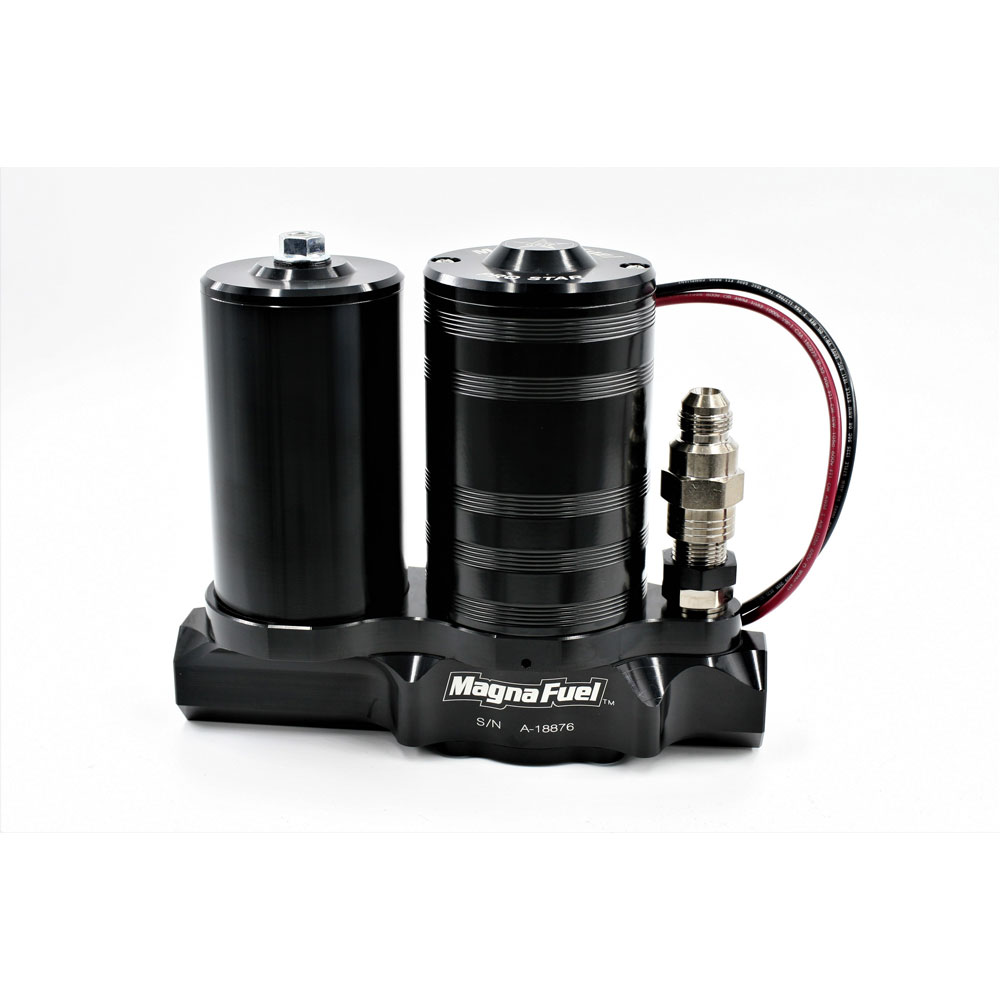 Photo for MagnaFuel Electric Fuel Pump MP-4450-BLK; Pro Star 500 25-36 PSI Black Billet Aluminum Gasoline, E85