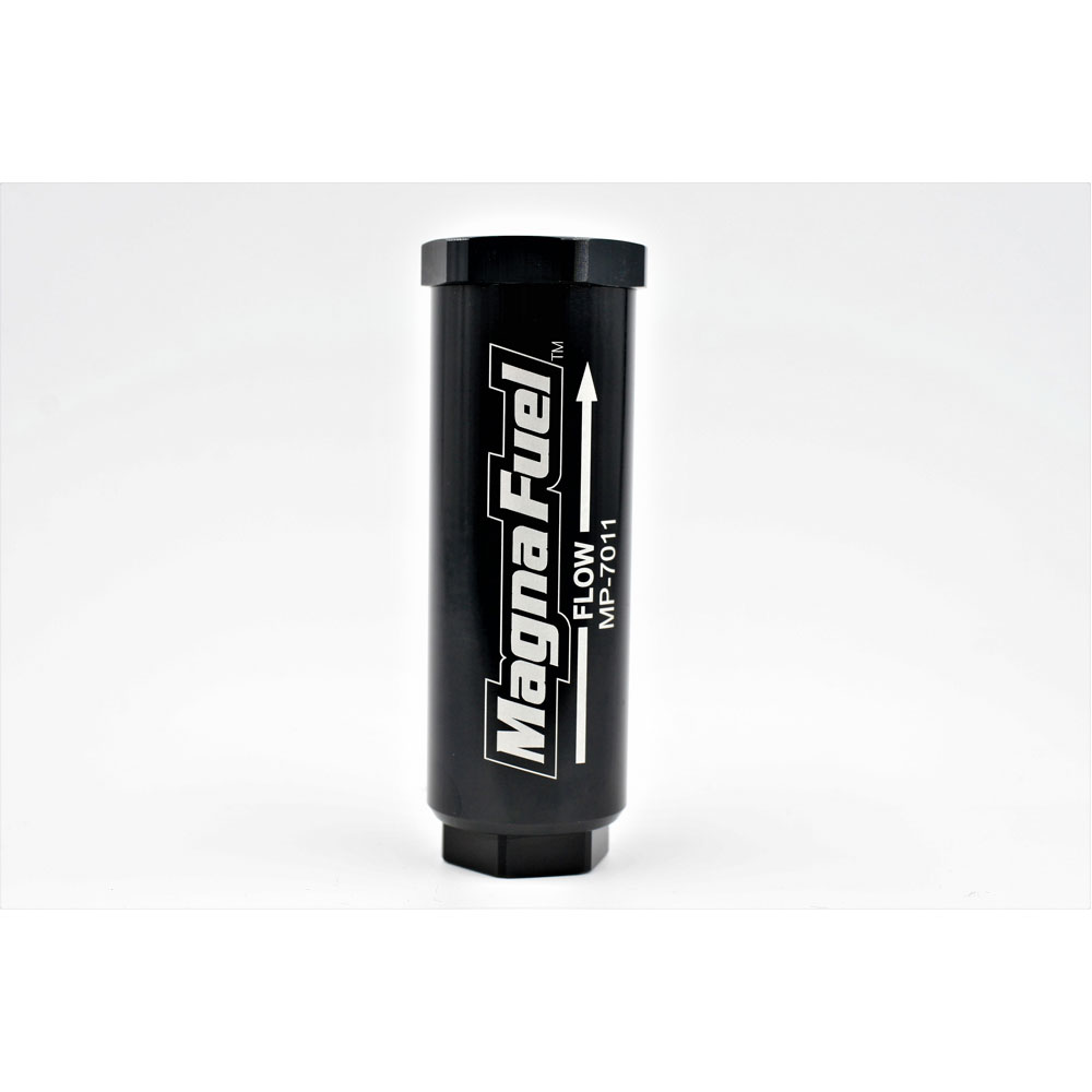 Photo for MagnaFuel Fuel Filter MP-7011-BLK; -08AN ORB Female 10 Micron Black Anodized Aluminum