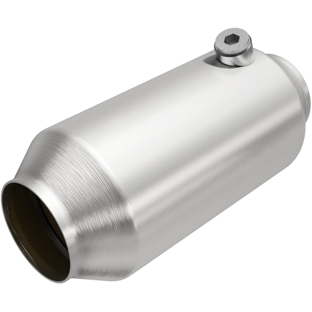 Photo for MagnaFlow Exhaust Products Catalytic Converter 551036; Universal Weld On CARB Compliant Weld On Stainless Steel 2.500 in. Center 2.500 in. Center