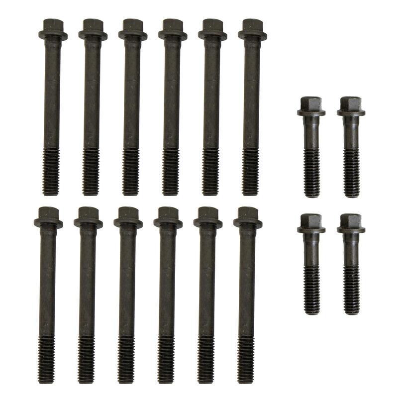 Manley Cylinder Head Bolts 42180; Hex Bolt Steel for Chevy 396 to 454 