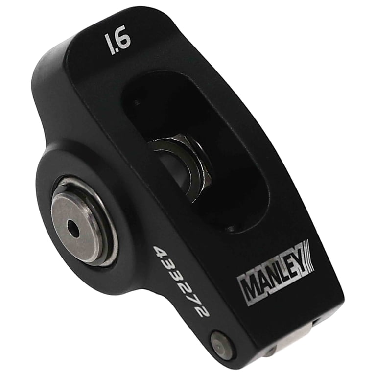 Manley Rocker Arm Kit 433272-16; Pro Series 1.6 3/8 in. 2024 Billet Aluminum Full Roller for Chevy 262 to 400 