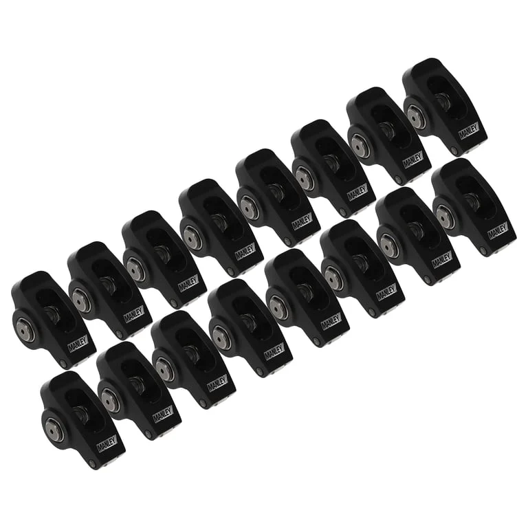 Manley Rocker Arm Kit 433961-16; Pro Series 1.7 7/16 in. 2024 Billet Aluminum Full Roller for Chevy 396 to 454 