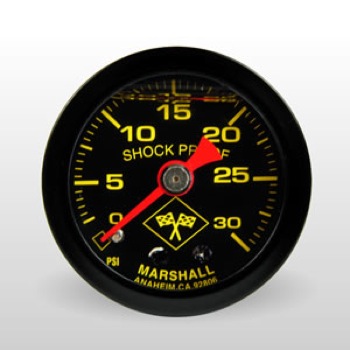 Photo for Marshall Fuel Pressure Gauge MNB00030; Inline 0 to 30 PSI 1-1/2 in. Mechanical