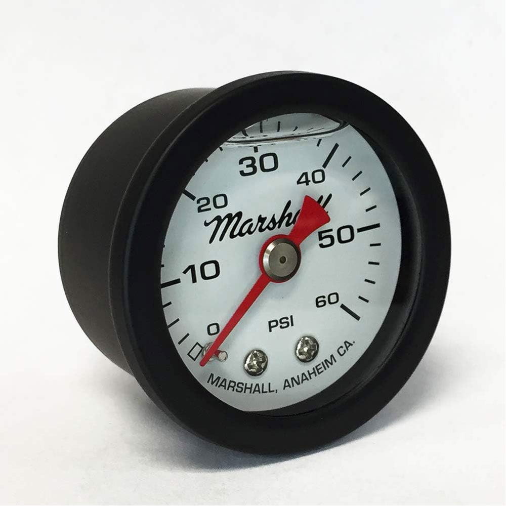 Photo for Marshall Fuel Pressure Gauge CWB00060; Inline 0 to 60 PSI 1-1/2 in. Full Mechanical