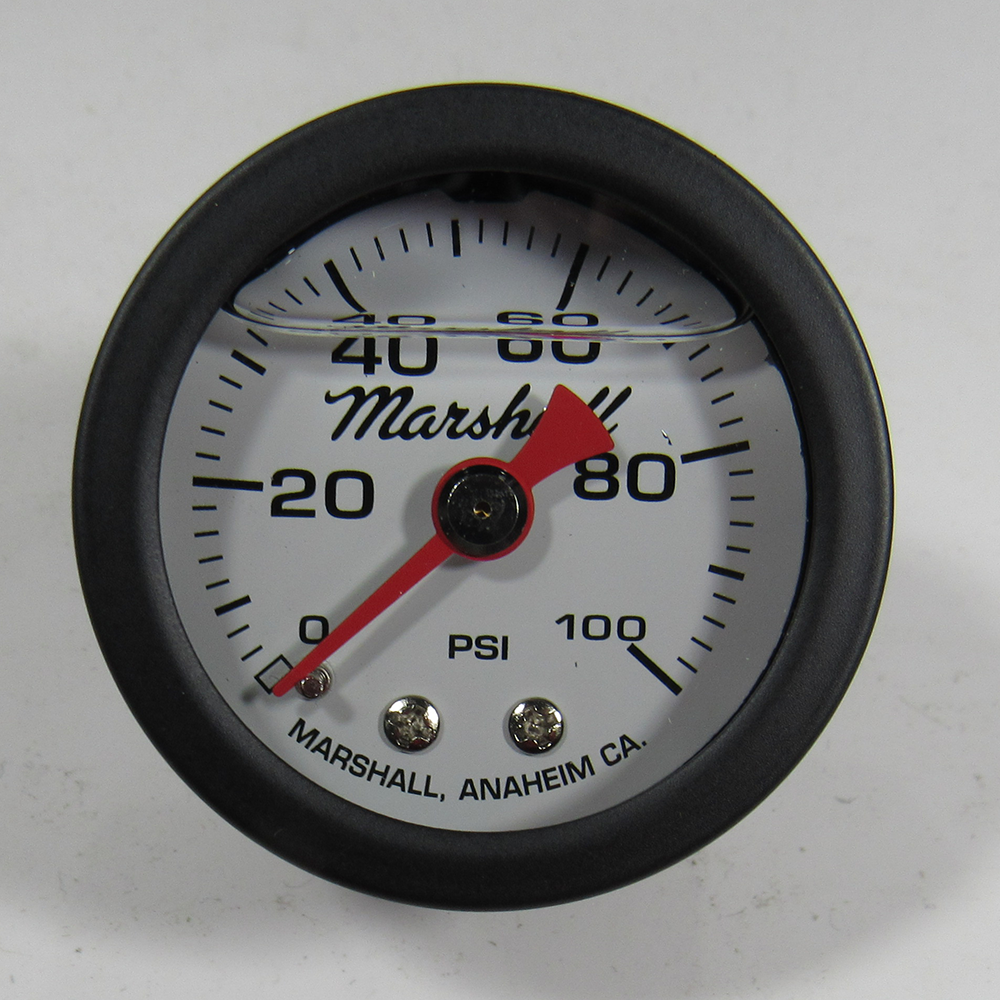 Photo for Marshall Fuel Pressure Gauge CWB00100; Inline 0 to 100 PSI 1-1/2 in. Full Mechanical