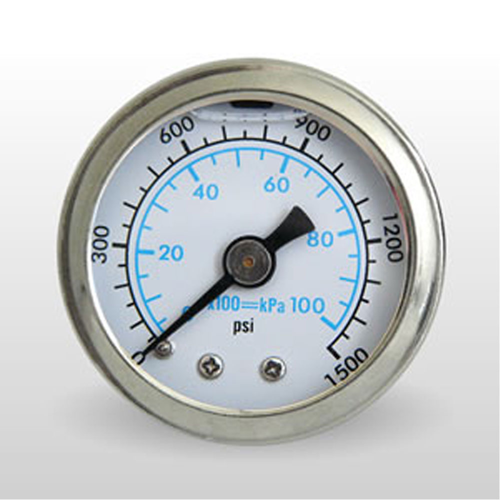 Photo for Marshall Instruments Nitrous Oxide Pressure Gauge WS01500; Nitrous Pressure 0 to 1500 PSI 1-1/2 in. Full Mechanical