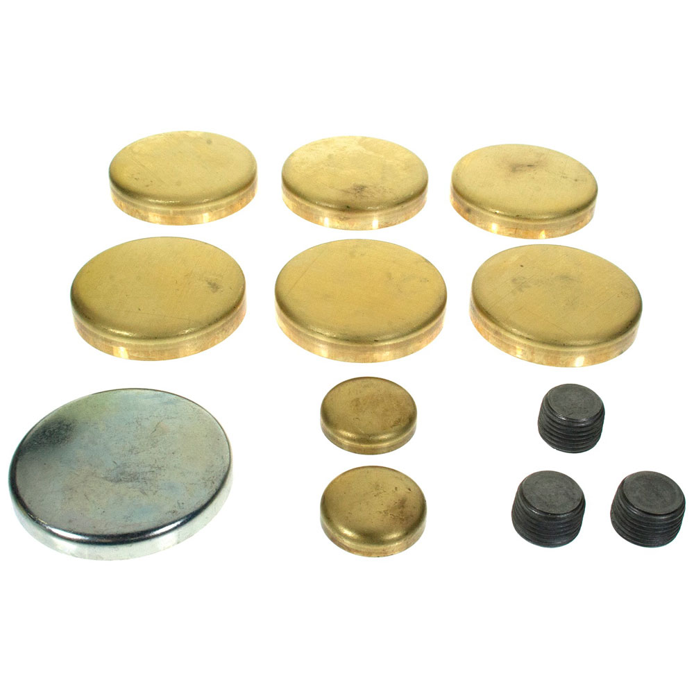 Melling Freeze Plug Kit MPE-256BR; Brass Freeze Plugs Brass for 1987 to 2006 Jeep 242 