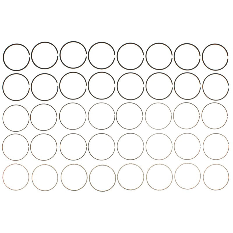 MAHLE Piston Ring Set 41858CP.020; Moly Faced 4.020 in. Drop In Performance 