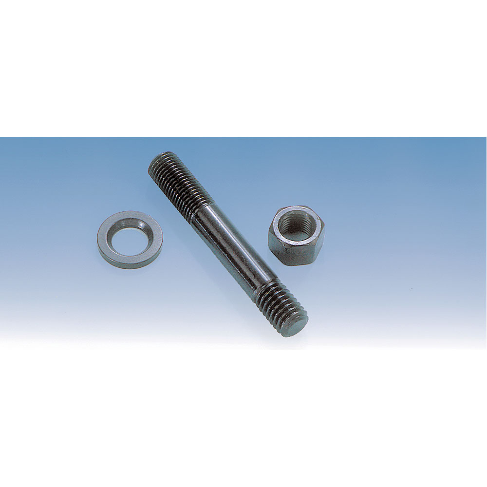 Milodon Oil Pump Stud 17050; Hex Stud Black Chromoly for Chevy 262 to 400, 396 to 454 