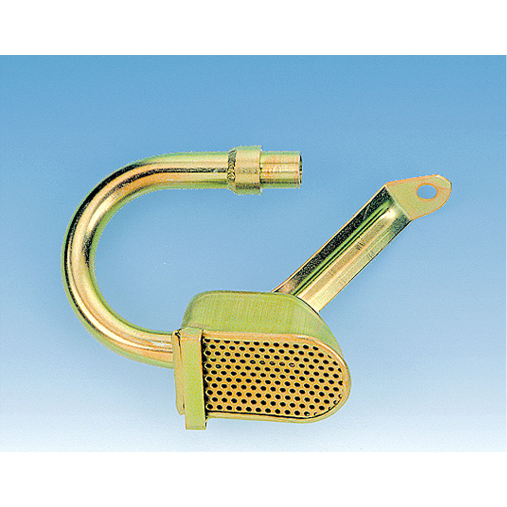 Milodon Oil Pump Pickup Tube and Screen 18311; Street, Drag Race 8.250 in. for Chevy 262 to 400 