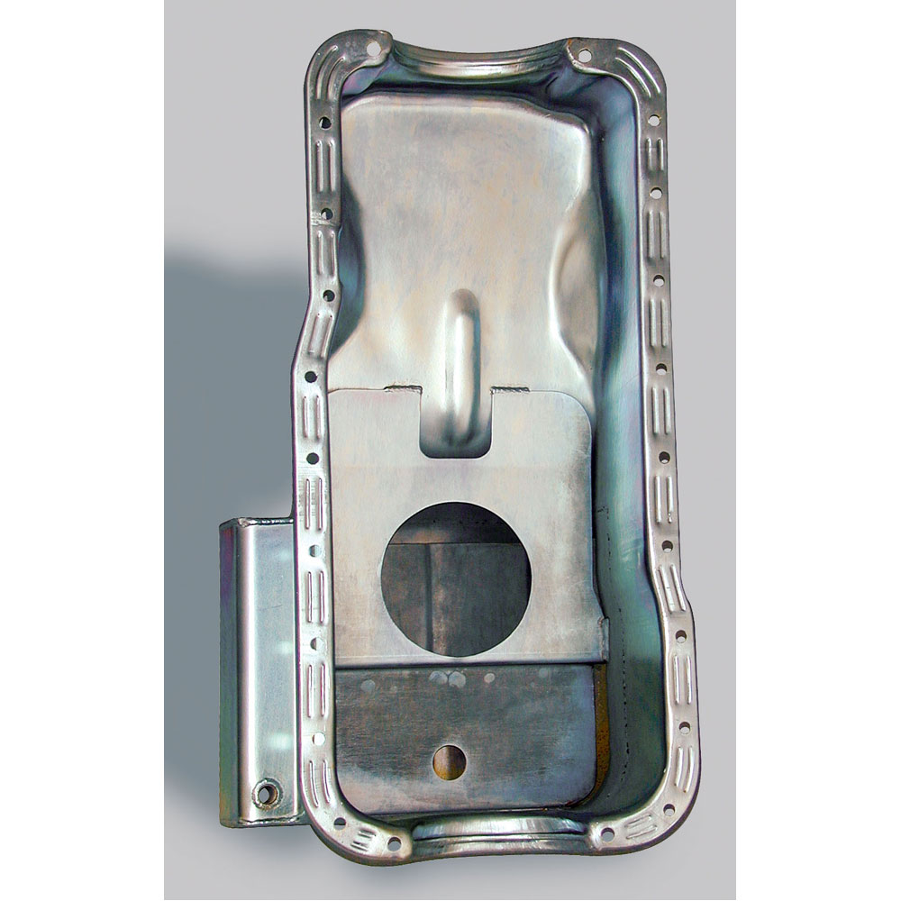 Moroso Oil Pan 20502; Street, Strip Wet Sump 7 Quart Clear Zinc for Ford 289 to 302 