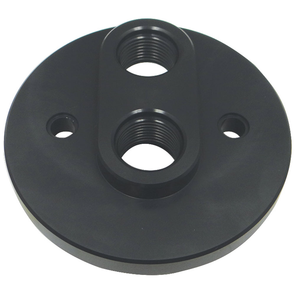 Moroso Oil Filter Bypass Adapter 23782; Oil Filter Bypass Plate for Chevy 262 to 400, 396 to 454 