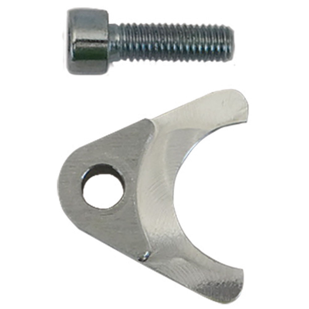 Moroso Oil Pump Pickup Tube Bracket 24890; Pickup Flange Reinforcement Natural Steel for Chevy LS 