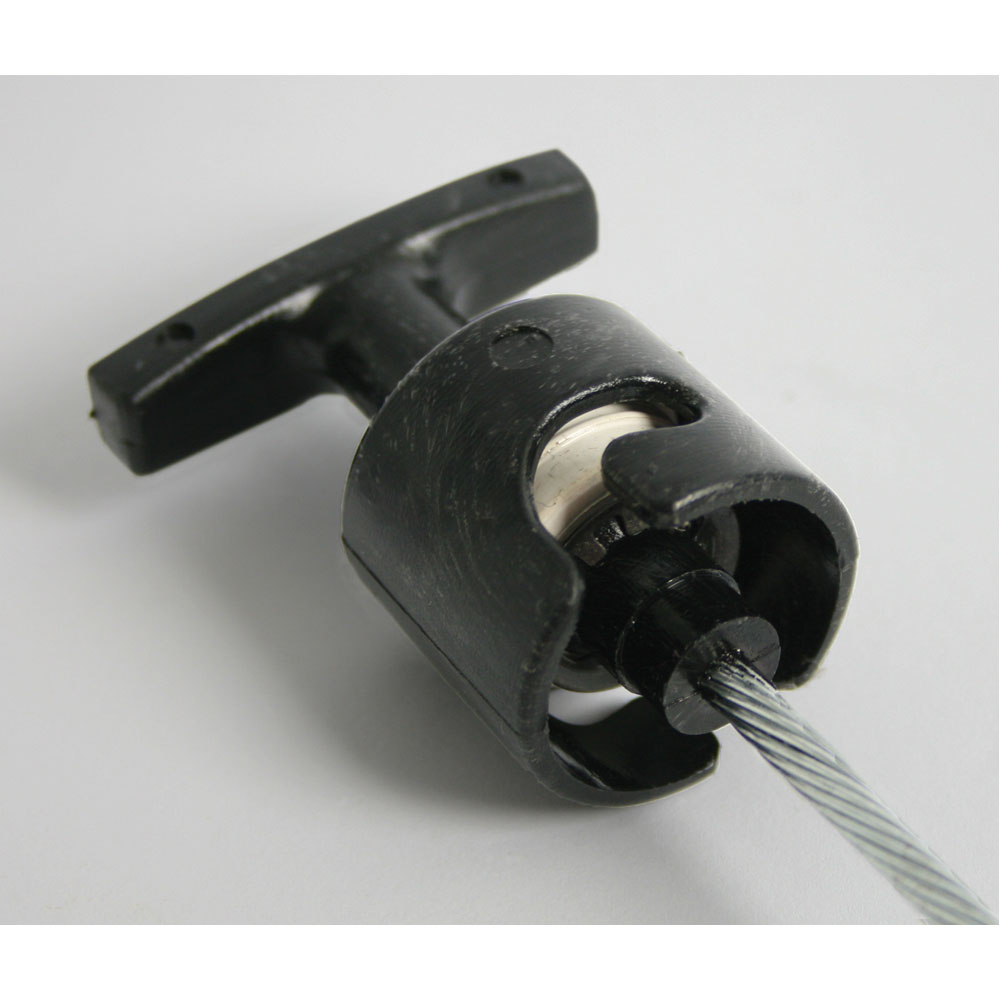 Moroso Oil Dipstick 25973; 24.000 in. Locking Black Hi Temp Nylon 