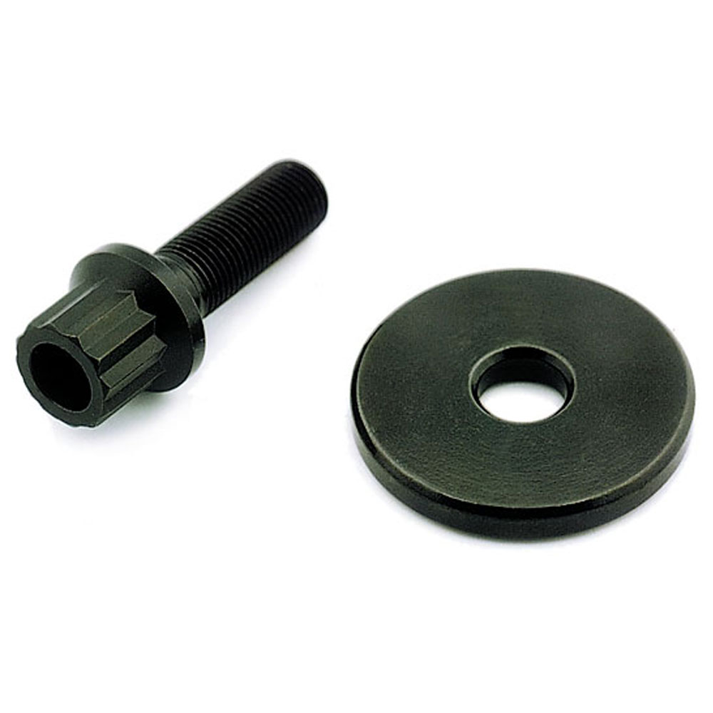 Moroso Harmonic Balancer Bolt 38772; Ultimate Duty 12-Point 7/16 in. -20  2.500 in. Black Oxide Chromoly for Chevy 262 to 400 