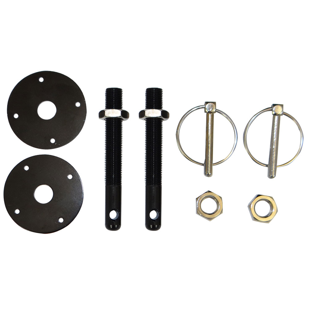 Photo for Moroso Hood Pin 39005; Lightweight Black Anodized Aluminum Torsion