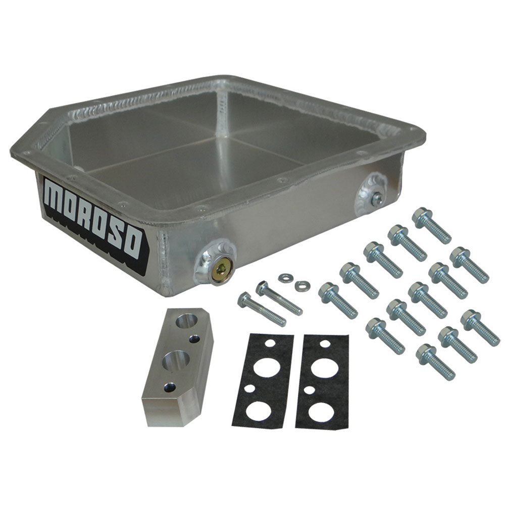 Photo for Moroso Transmission Oil Pan 42010; Natural Aluminum for Chevy TH350