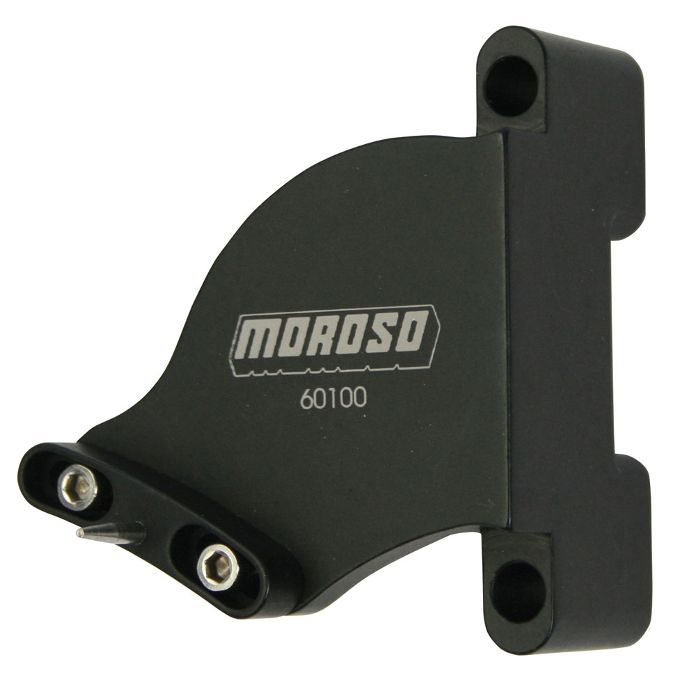 Photo for Moroso Timing Pointer 60100; Billet Timing Pointer 6.250 in. Black Anodized Billet Aluminum for Chevy 262 to 400