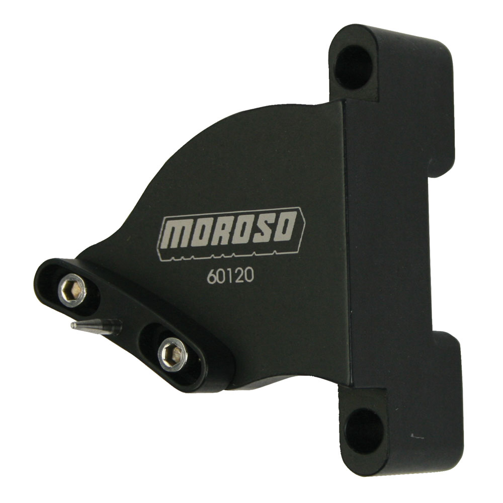 Moroso Timing Pointer 60120; Billet Timing Pointer 7.250 in. Black Anodized Billet Aluminum for Chevy 262 to 400 
