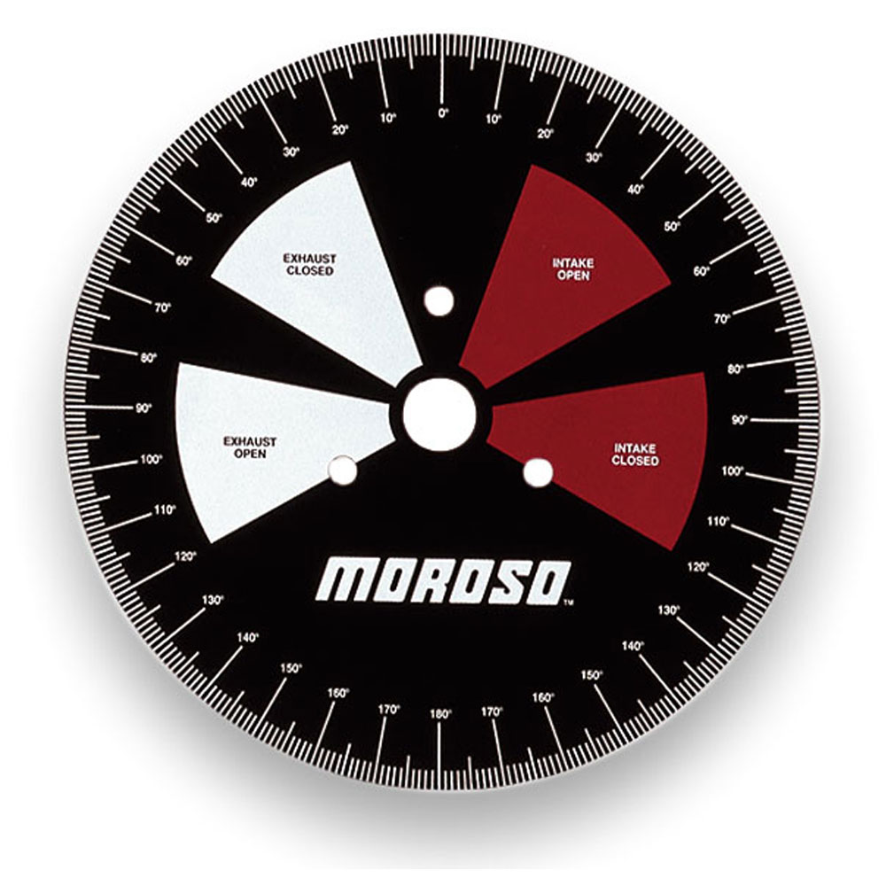 Moroso Camshaft Degree Wheel 62190; 11.000 in. Black Steel 