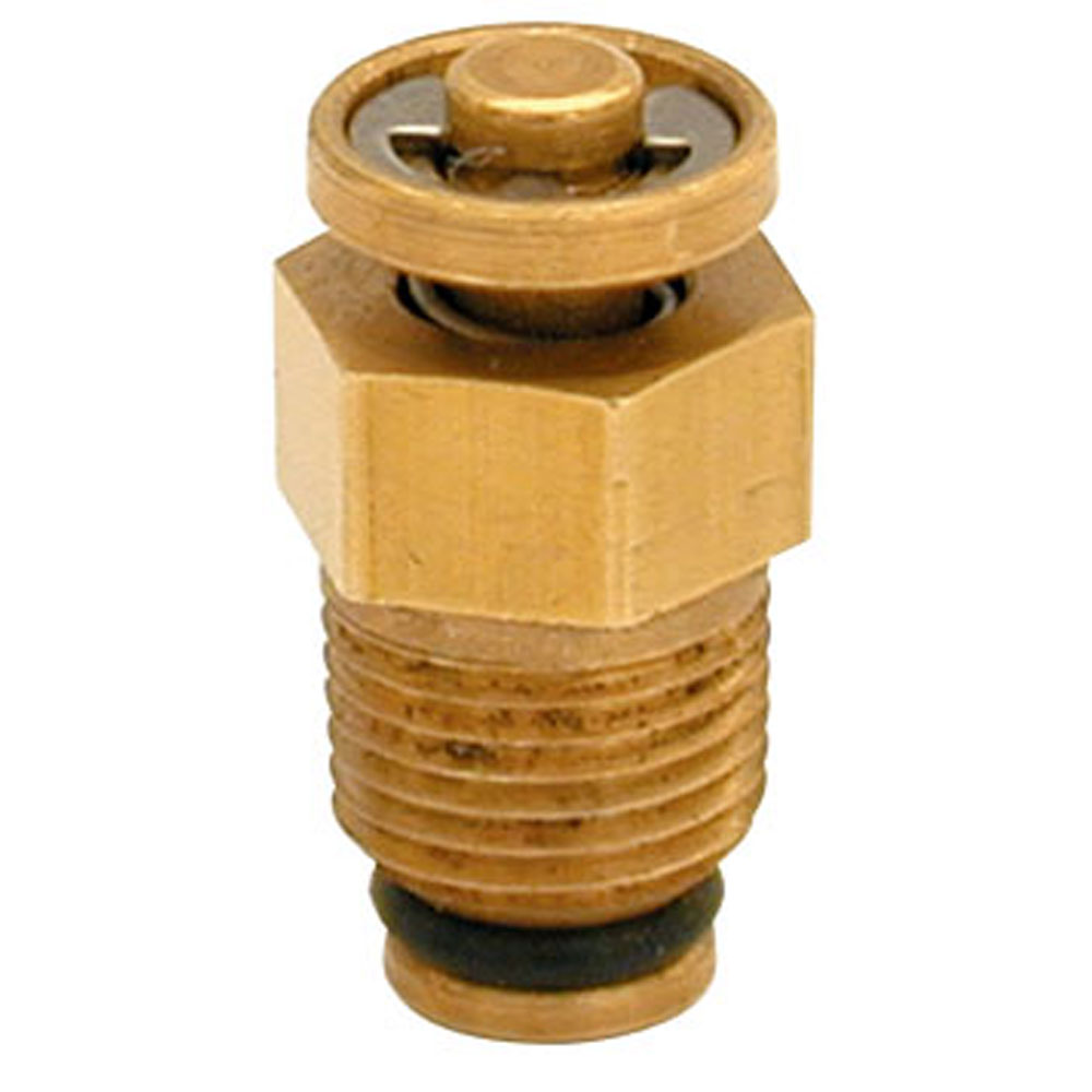 Photo for Moroso Engine Coolant Air Bleeder Valve 63765; Cooling System Air Bleed Natural Brass