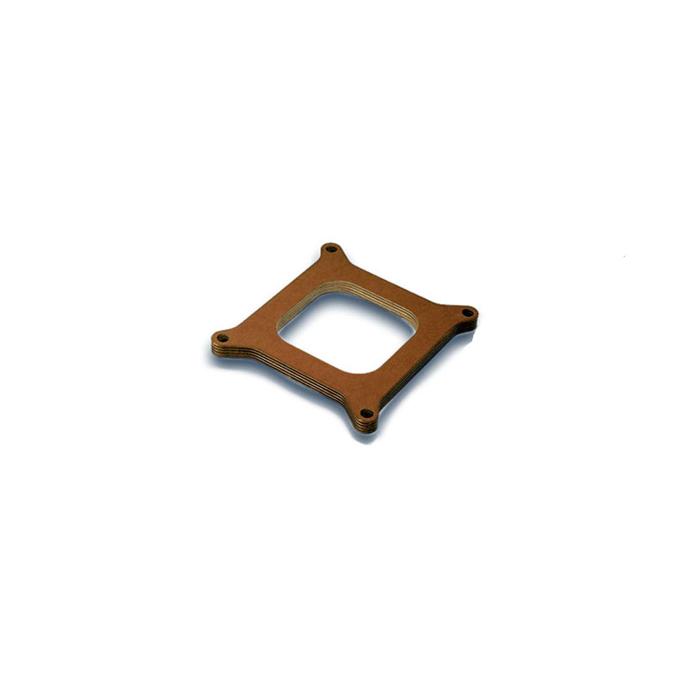Photo for Moroso Carburetor Spacer 65015; Wood Spacer 4150 Square Bore 0.500 in. Open Natural Wood 