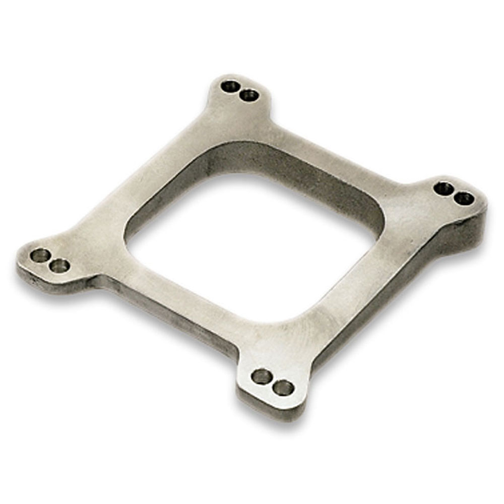 Photo for Moroso Carburetor Spacer 65030; Carburetor Wedge Plate 4150 Square Bore 0.830 in. 5 deg. Open Wedge Plate Natural Aluminum