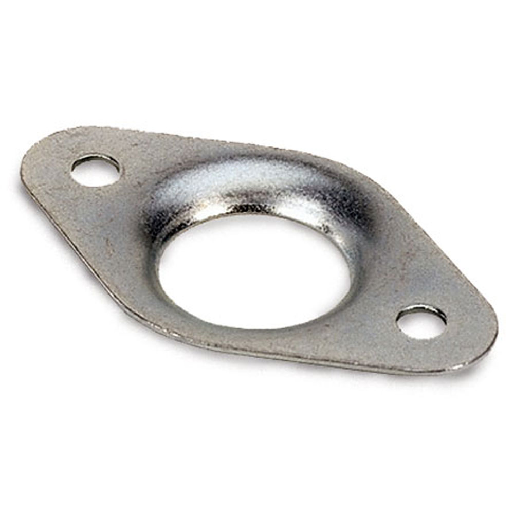 Moroso Quick Fastener Assembly 71490; Reinforcing Plates 0.440 in. Natural Steel 