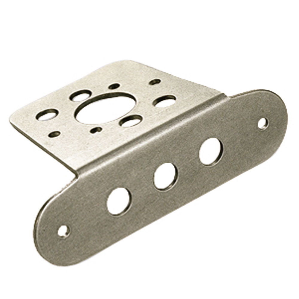 Photo for Moroso Quick Fastener Bracket 71552; Quick Fastener 90 deg. Bracket Natural Steel 90 deg. 5/16 in.
