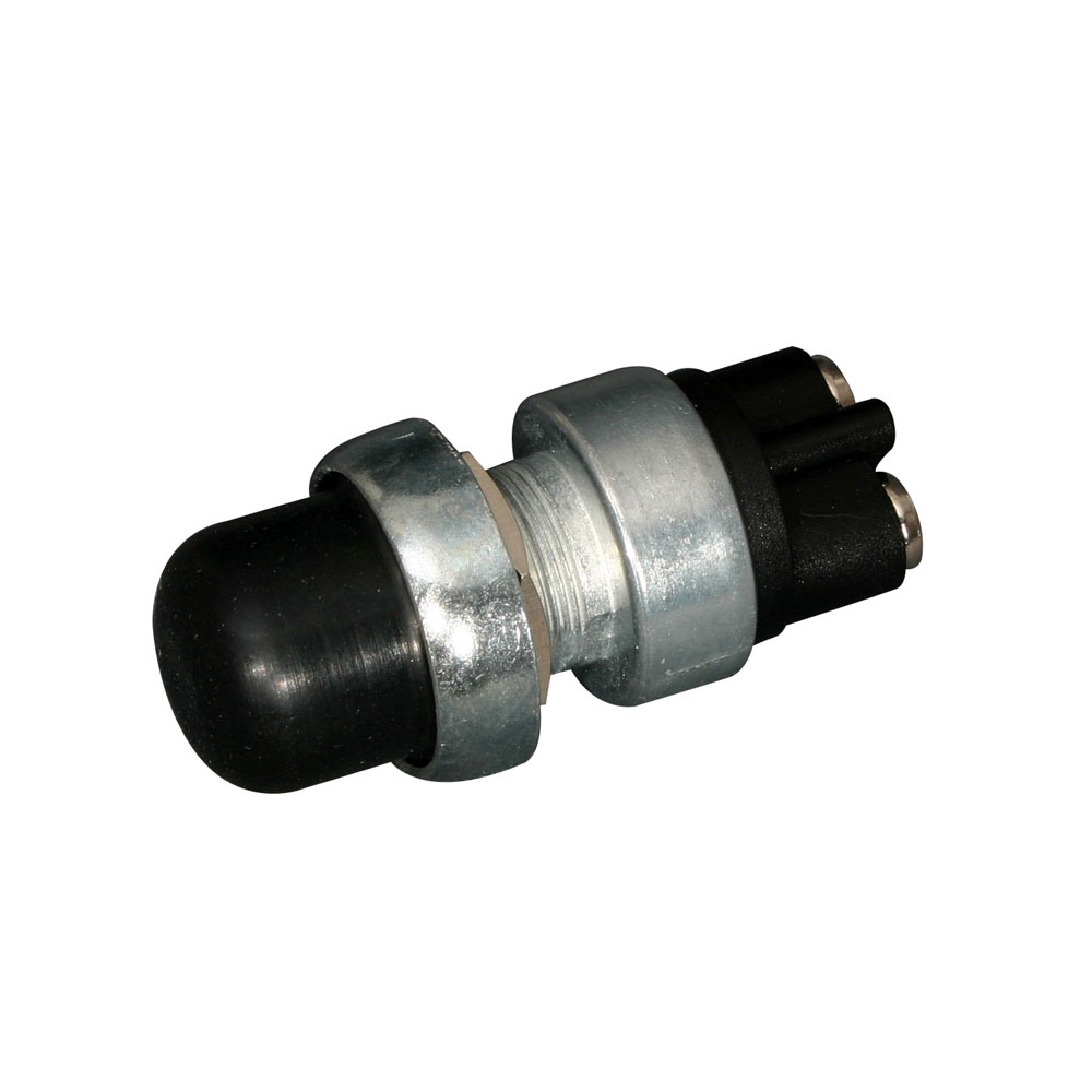 Moroso Momentary Push Button Switch 74120; 35 Amp Unlighted Single Single Push Button 