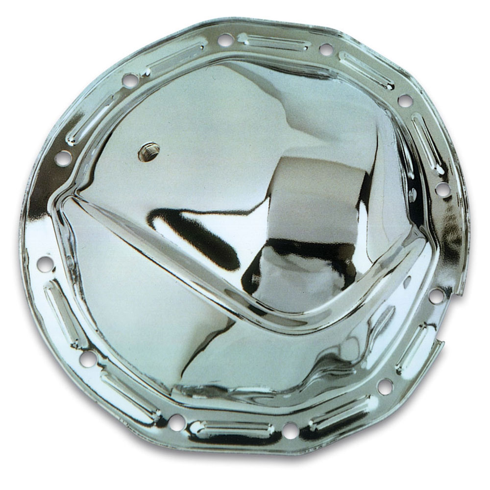 Photo for Moroso Differential Cover 85330; Chevy 12 Bolt Chrome Cover 8.875 in. Chrome Steel for GM Cars 