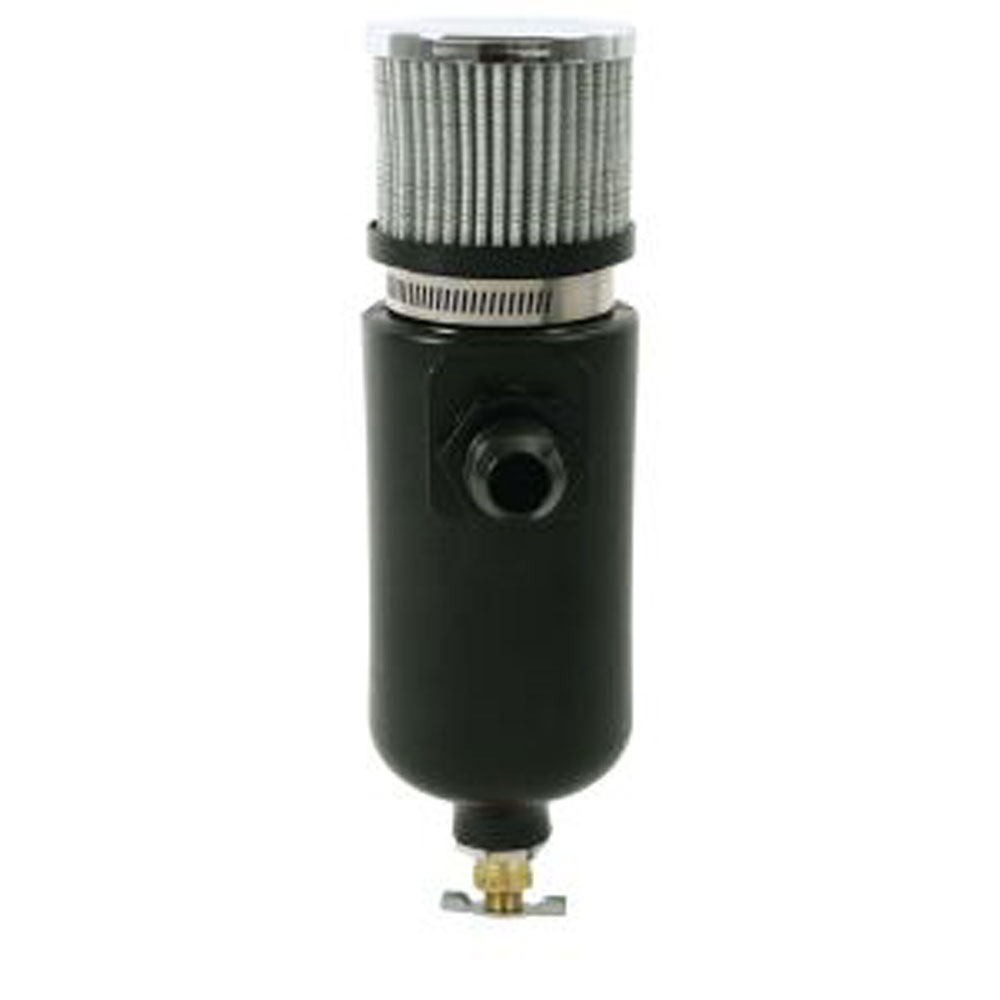 Photo for Moroso Vacuum Breather Tank 85402; Breather, Catch Can 3.125 in. 7.500 to 10.500 in. with Breather Polyethylene 1 Quart