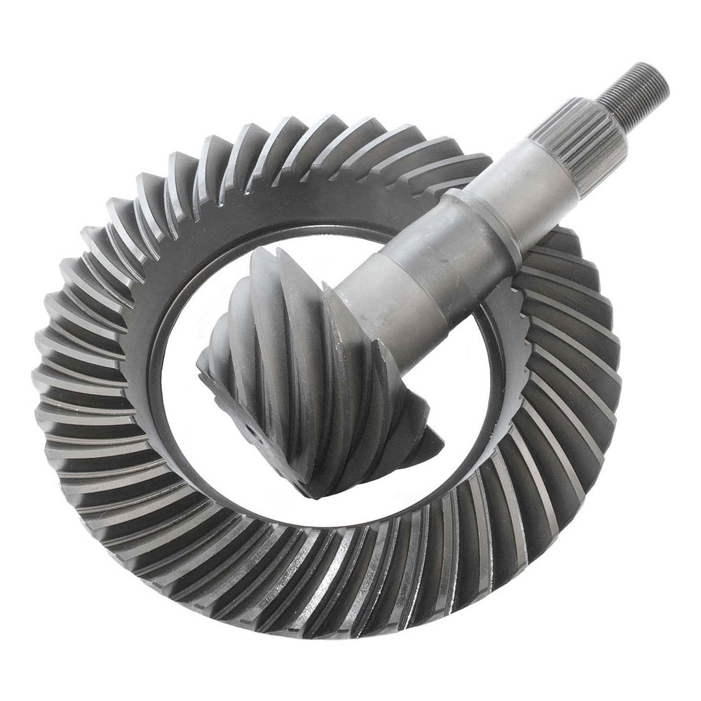Motive Gear Differential Ring and Pinion F8.8-355A; A-Line 3.55 8.8 in. 10 Bolt for 1990 to 2010 Ford, Lincoln, Mazda, Mercury Aerostar (90 to 97), Bronco (83 to 96), Crown Victoria (92 to 10), E to 100 Econoline (83 to 83), E to 100 Econoline Club Wagon (83 to 83), E to 150 (03 to 06), E to 150 Club Wagon (03 to 05), E to 150 Econoline (83 to 02), E to 150 Econoline Club Wagon (83 to 02), E to 250 Econoline (83 to 88), E to 250 Econoline Club Wagon (83 to 88), Expedition (97 to 05), Explorer (91 to 10), Explorer Sport (01 to 03), Explorer Sport Trac (01 to 10), F to 150 (83 to 14), F to 150 Heritage (04 to 04), F to 250 (83 to 92), LTD (79 to 86), LTD Crown Victoria (87 to 91), Mustang (11 to 10), Ranger (85 to 11), Thunderbird (87 to 97), Aviator (03 to 05), Mark VII (84 to 92), Mark VIII (93 to 98), Navigator (98 to 02), Town Car (81 to 11), B2300 (94 to 97), B3000 (94 to 07), B4000 (94 to 10), Capri (86 to 86), Cougar (88 to 97), Grand Marquis (80 to 11), Marauder (03 to 04), Mountaineer (97 to 10) 