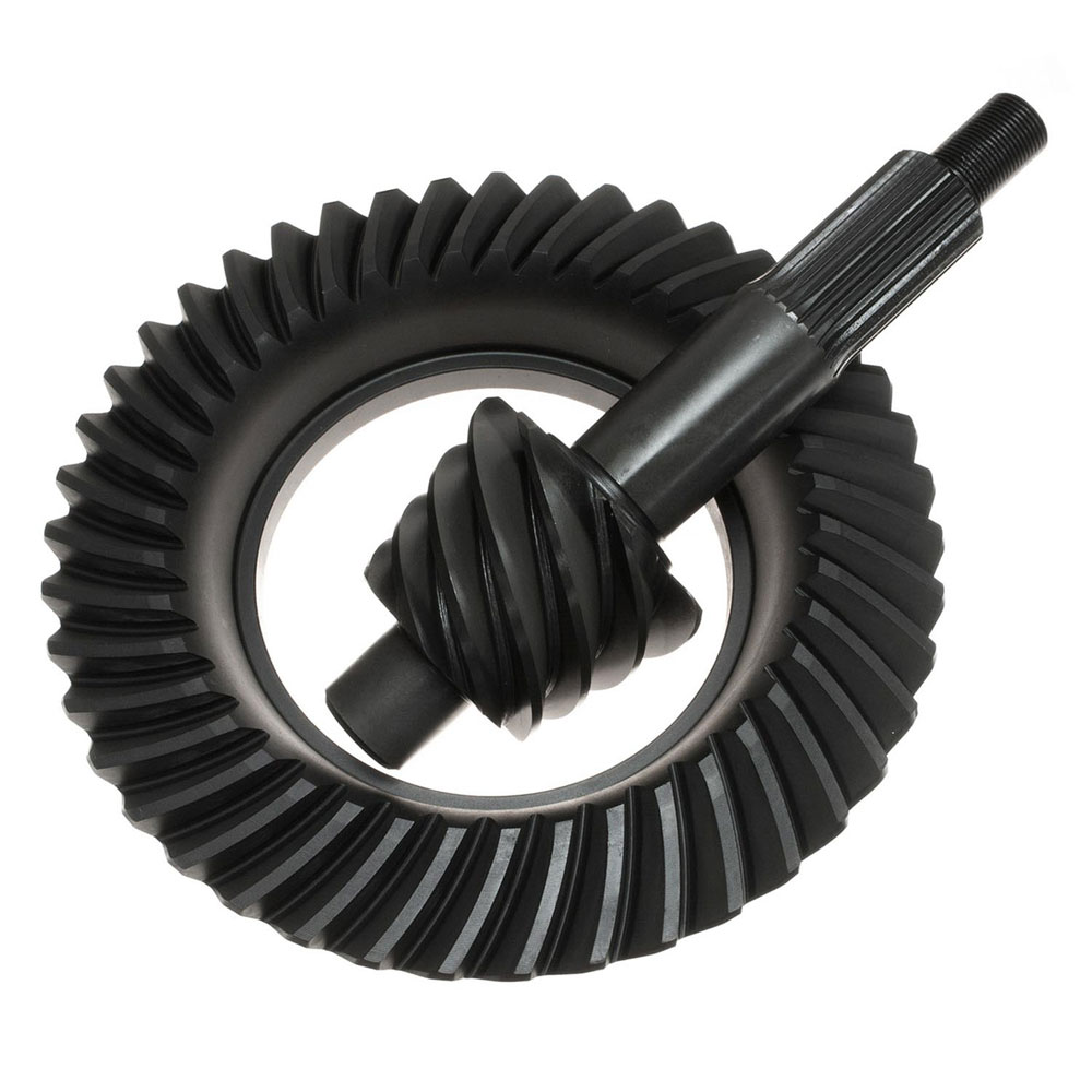 Motive Gear Differential Ring and Pinion F890600AX; Performance AX 6 9.000 in. Drop Out for 1966 to 1976 Ford, Lincoln, Mercury Bronco (66 to 86), E100 Econoline (69 to 83), E100 Econoline Club Wagon (75 to 83), E to 150 Econoline (75 to 86), E to 150 Econoline Club Wagon (75 to 86), E to 200 Econoline (69 to 74), F100 (75 to 83), F to 150 (75 to 86), Fairlane (57 to 70), Galaxie (59 to 67), Galaxie 500 (62 to 74), Gran Torino (72 to 76), Granada (75 to 80), LTD (65 to 79), LTD II (77 to 79), Maverick (70 to 77), Mustang (65 to 73), Ranchero (57 to 79), Thunderbird (55 to 79), Torino (68 to 76), Continental (58 to 79), Mark III (68 to 71), Versailles (77 to 80), Comet (64 to 77), Cougar (67 to 79), Grand Marquis (75 to 78), Marauder (63 to 70), Marquis (67 to 78), Montego (68 to 76) 