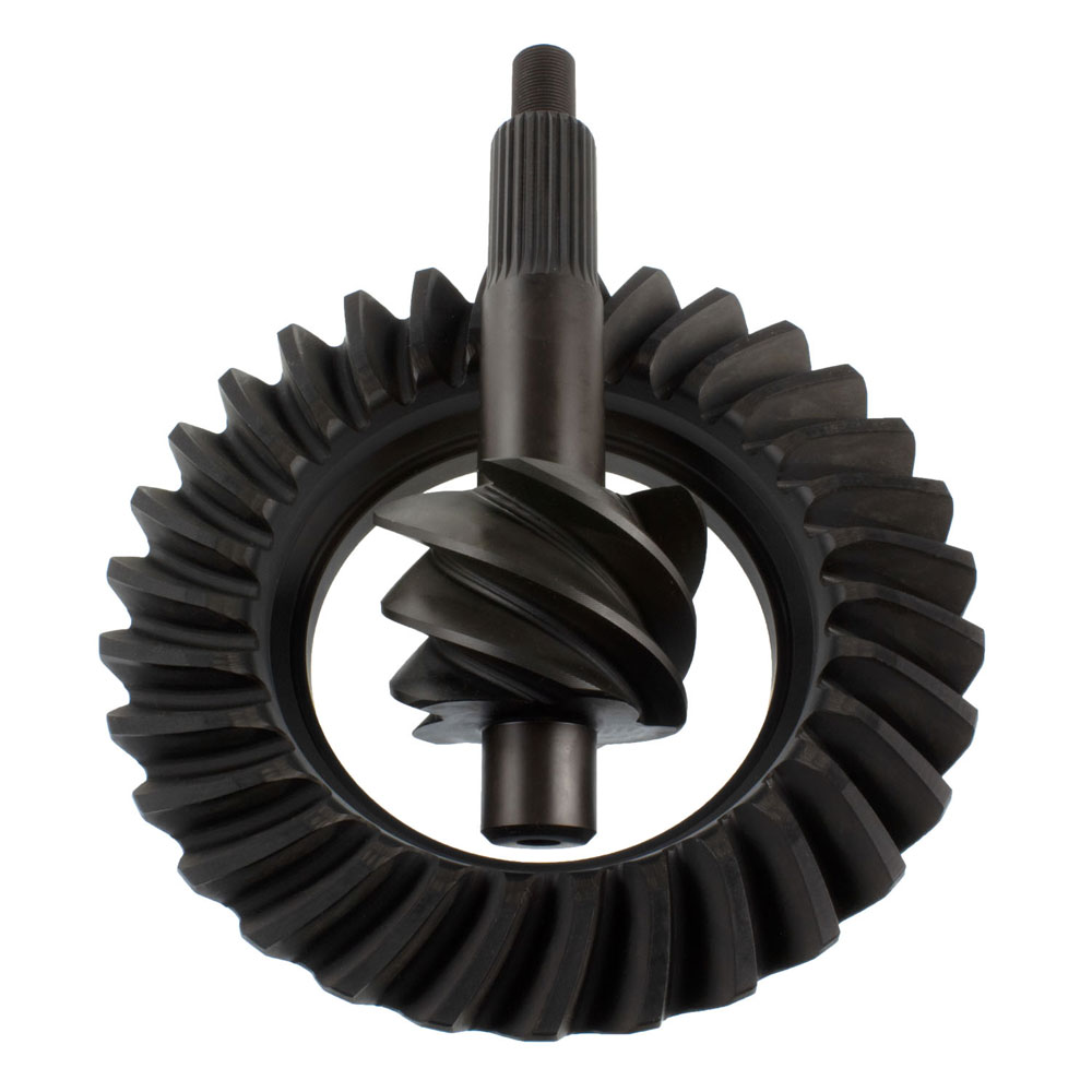 Motive Gear Differential Ring and Pinion F890620; Performance 6.2 9 in. Drop Out for 1966 to 1976 Ford, Lincoln, Mercury Bronco (66 to 86), E100 Econoline (69 to 83), E100 Econoline Club Wagon (75 to 83), E to 150 Econoline (75 to 86), E to 150 Econoline Club Wagon (75 to 86), E to 200 Econoline (69 to 74), F100 (75 to 83), F to 150 (75 to 86), Fairlane (57 to 70), Galaxie (59 to 67), Galaxie 500 (62 to 74), Gran Torino (72 to 76), Granada (75 to 80), LTD (65 to 79), LTD II (77 to 79), Maverick (70 to 77), Mustang (65 to 73), Ranchero (57 to 79), Thunderbird (55 to 79), Torino (68 to 76), Continental (58 to 79), Mark III (68 to 71), Versailles (77 to 80), Comet (64 to 77), Cougar (67 to 79), Grand Marquis (75 to 78), Marauder (63 to 70), Marquis (67 to 78), Montego (68 to 76) 