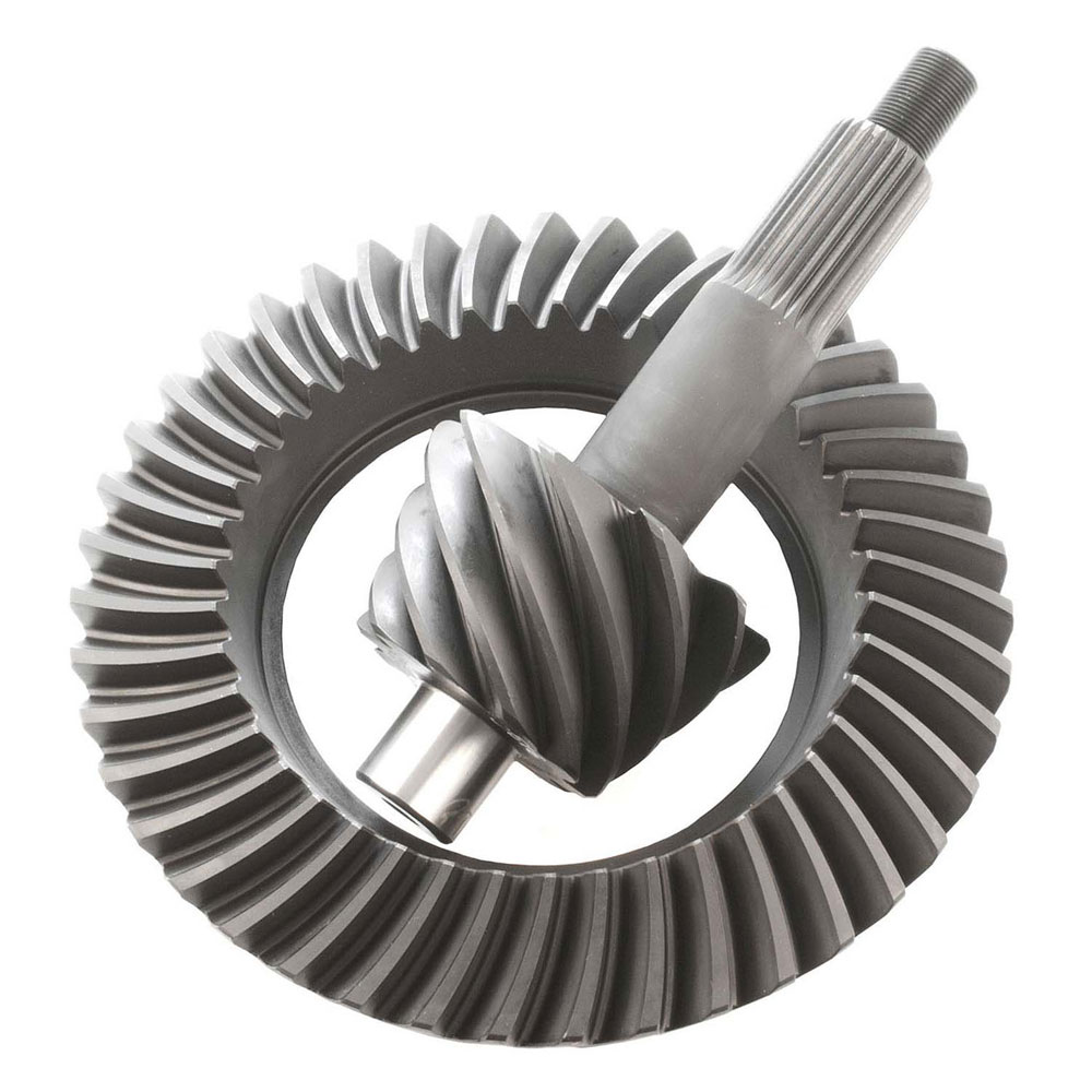 Motive Gear Differential Ring and Pinion F9-430A; A-Line 4.3 9 in. Drop Out for 1966 to 1976 Ford, Lincoln, Mercury Bronco (66 to 86), E100 Econoline (69 to 83), E100 Econoline Club Wagon (75 to 83), E to 150 Econoline (75 to 86), E to 150 Econoline Club Wagon (75 to 86), E to 200 Econoline (69 to 74), F100 (75 to 83), F to 150 (75 to 86), Fairlane (57 to 70), Galaxie (59 to 67), Galaxie 500 (62 to 74), Gran Torino (72 to 76), Granada (75 to 80), LTD (65 to 79), LTD II (77 to 79), Maverick (70 to 77), Mustang (65 to 73), Ranchero (57 to 79), Thunderbird (55 to 79), Torino (68 to 76), Continental (58 to 79), Mark III (68 to 71), Versailles (77 to 80), Comet (64 to 77), Cougar (67 to 79), Grand Marquis (75 to 78), Marauder (63 to 70), Marquis (67 to 78), Montego (68 to 76) 