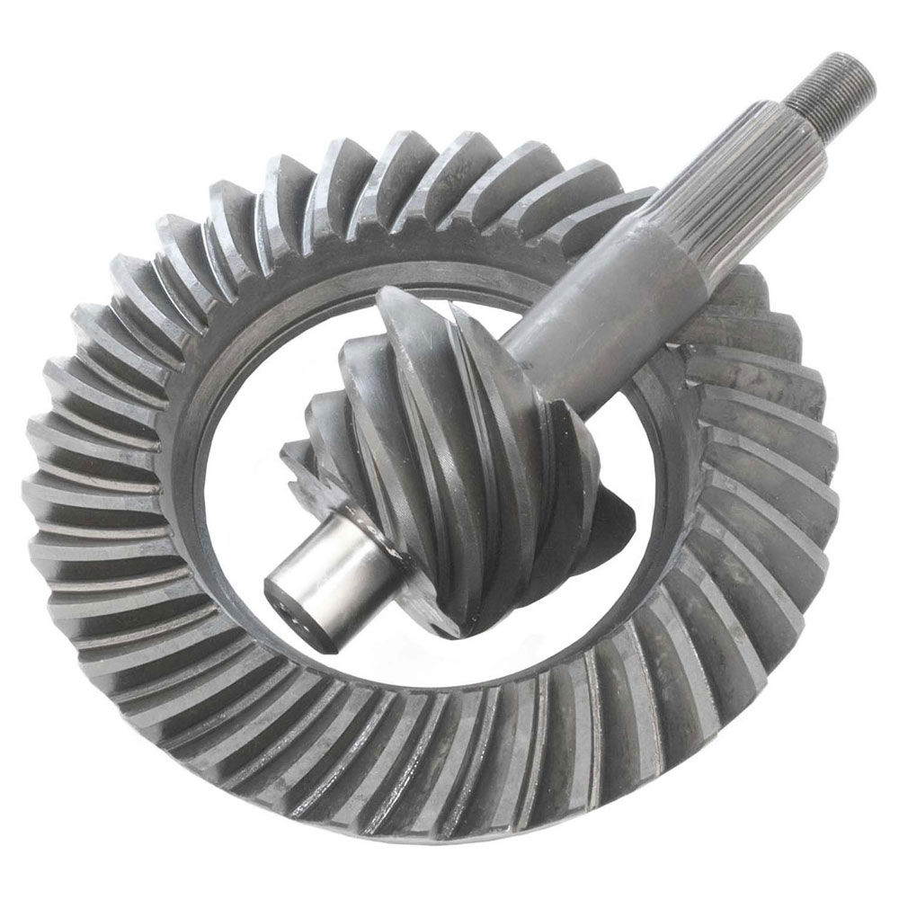 Motive Gear Differential Ring and Pinion F9-500A; 5 9 in. Drop Out for 1966 to 1976 Ford, Lincoln, Mercury Bronco (66 to 86), E100 Econoline (69 to 83), E100 Econoline Club Wagon (75 to 83), E to 150 Econoline (75 to 86), E to 150 Econoline Club Wagon (75 to 86), E to 200 Econoline (69 to 74), F100 (75 to 83), F to 150 (75 to 86), Fairlane (57 to 70), Galaxie (59 to 67), Galaxie 500 (62 to 74), Gran Torino (72 to 76), Granada (75 to 80), LTD (65 to 79), LTD II (77 to 79), Maverick (70 to 77), Mustang (65 to 73), Ranchero (57 to 79), Thunderbird (55 to 79), Torino (68 to 76), Continental (58 to 79), Mark III (68 to 71), Versailles (77 to 80), Comet (64 to 77), Cougar (67 to 79), Grand Marquis (75 to 78), Marauder (63 to 70), Marquis (67 to 78), Montego (68 to 76) 