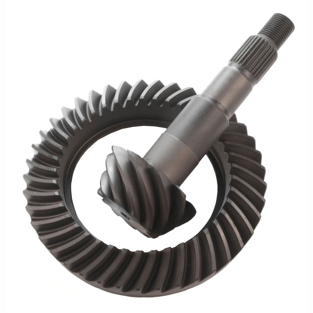 Motive Gear Differential Ring and Pinion GM7.5-410A; A-Line 4.1 GM 7.5, 7.625 in. 10 Bolt for 1973 to 2010 Chevy, GM Apollo (73 to 75), Century (77 to 81), Commercial Chassis (91 to 96), Electra (76 to 85), Estate Wagon (77 to 83), LeSabre (75 to 85), Opel (77 to 79), Regal (77 to 87), Riviera (77 to 78), Roadmaster (91 to 96), Skylark (75 to 79), Brougham (87 to 90), DeVille (82 to 84), Fleetwood (82 to 90), Astro (85 to 05), Blazer (95 to 01), Camaro (82 to 02), Caprice (77 to 96), El Camino (77 to 87), Impala (77 to 96), Malibu (73 to 83), Monte Carlo (78 to 88), Nova (76 to 79), S10 (82 to 04), S10 Blazer (83 to 94), Jimmy (92 to 05), S15 (82 to 90), S15 Jimmy (83 to 91), Safari (85 to 05), Sonoma (91 to 04), Syclone (91 to 91), H3 (06 to 10), H3T (09 to 10), Pickup (81 to 95), Rodeo (91 to 02), 98 (77 to 84), Bravada (91 to 04), Custom Cruiser (77 to 79), Cutlass (77 to 87), Cutlass Calais (78 to 79), Cutlass Cruiser (80 to 83), Cutlass Salon (77 to 79), Cutlass Supreme (77 to 79), Delta 88 (77 to 85), Omega (76 to 79), Bonneville (75 to 86), Catalina (75 to 81), Firebird (77 to 02), Grand Am (78 to 80), Grand LeMans (77 to 83), Grand Prix (77 to 87), Grand Safari (77 to 78), Laurentian (77 to 81), LeMans (77 to 81), Parisienne (77 to 86), Phoenix (77 to 79), Ventura (76 to 77) 